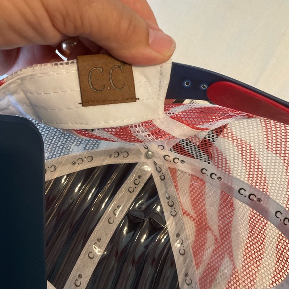 Cotton Brushed USA Flag Embroidered Baseball Cap - Picture 5 of 7